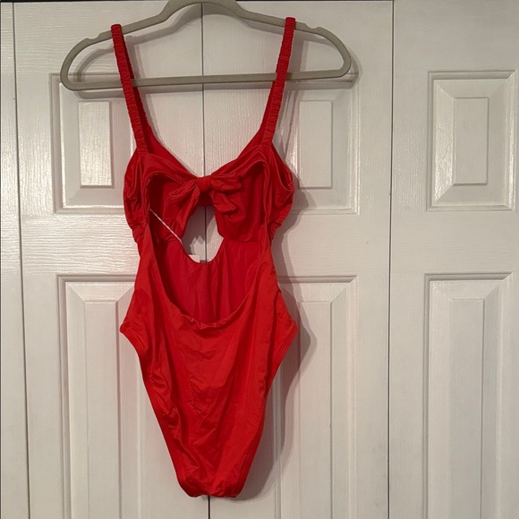 Vitamin A Red One-Piece Swimsuit - Picture 4 of 8